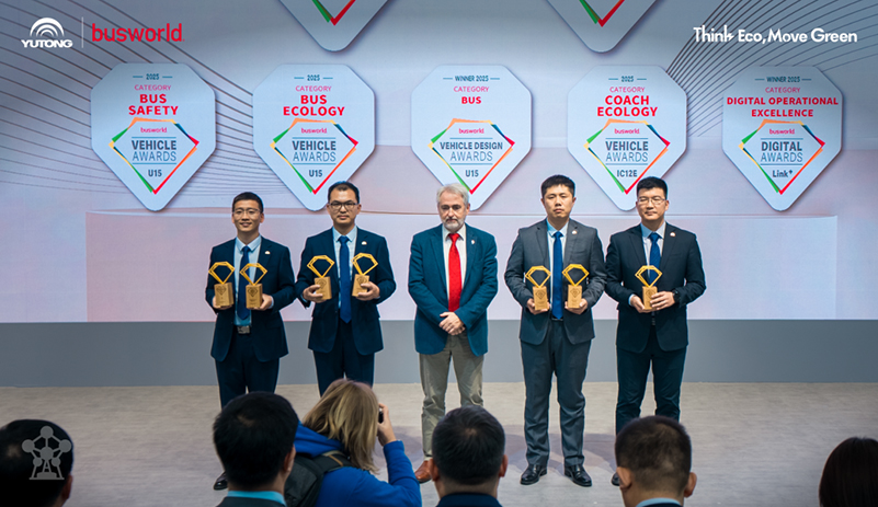 宇通客車(chē)在2025年比利時(shí)車(chē)展發(fā)布“車(chē)電同壽”技術(shù)，并斬獲七項(xiàng)重磅大獎(jiǎng)